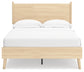 Cabinella Full Platform Panel Bed with 2 Nightstands