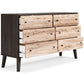 Piperton Queen Panel Headboard with Dresser, Chest and Nightstand